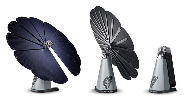 «Розумна квітка» SmartFlower тепер може зберігати сонячну енергію
